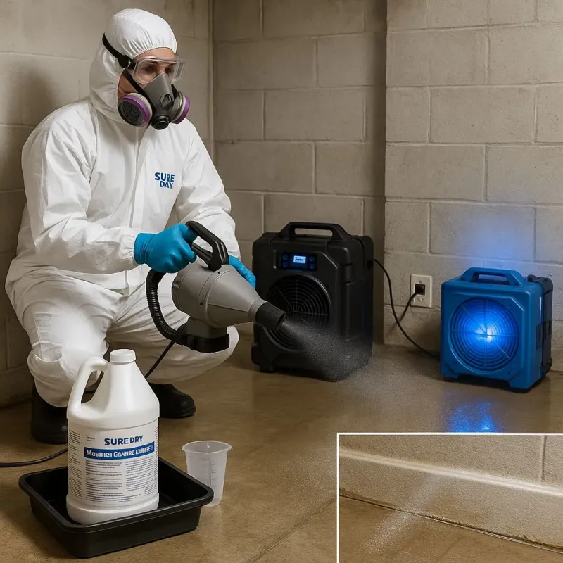 Sanitization and Odor Removal process in Woolwich, ME