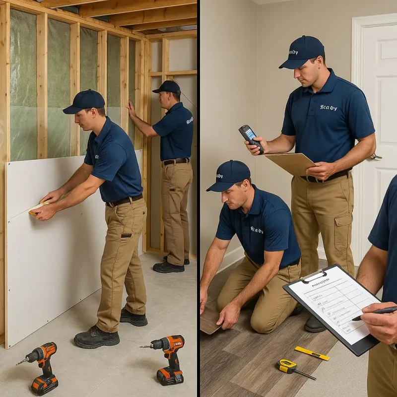 Repairs and Reconstruction process in Woolwich, ME